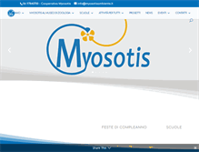 Tablet Screenshot of myosotisambiente.it